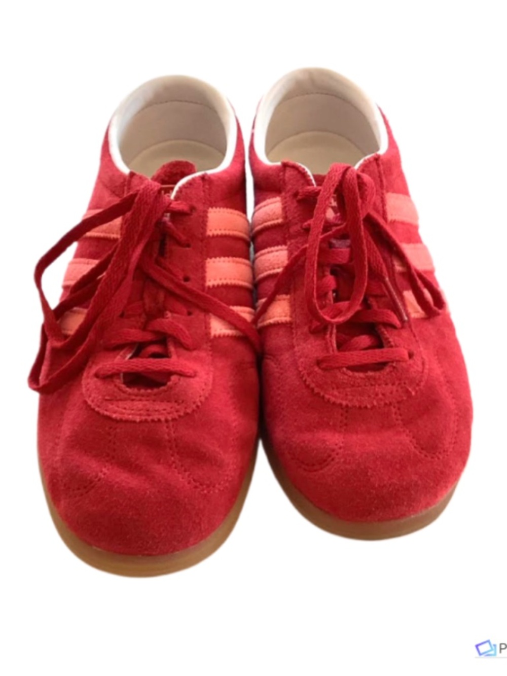 Adidas Womens Reddish Pink Gazelle Sneakers, 9.5